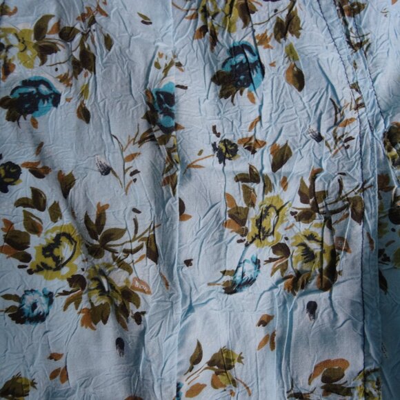 womens vintage stunning midi Point Zero floral size 3/4 skirt - Picture 7 of 8